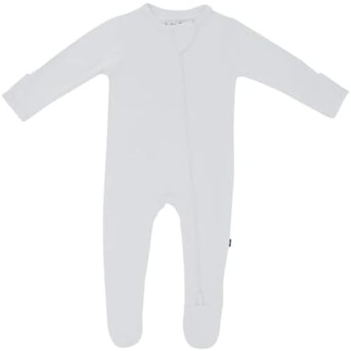 KYTE BABY Infant and Toddler Dual Zipper Footie, Ultra-Soft Rayon Made From Bamboo, Boys and Girls Clothing
