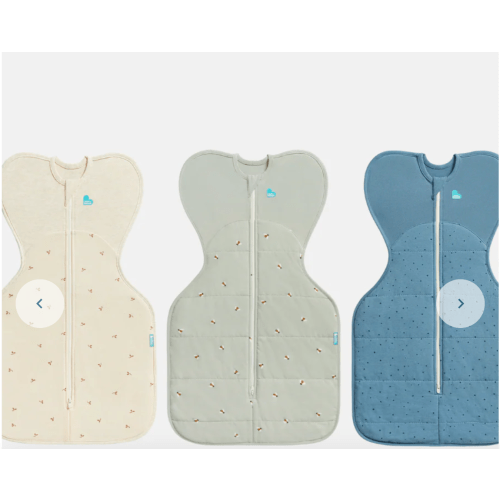 Swaddle up Starter Bundle 1.5 | 2.5 TOG | Oat Twigs | Olive Bees | Storm Blue Pebbles