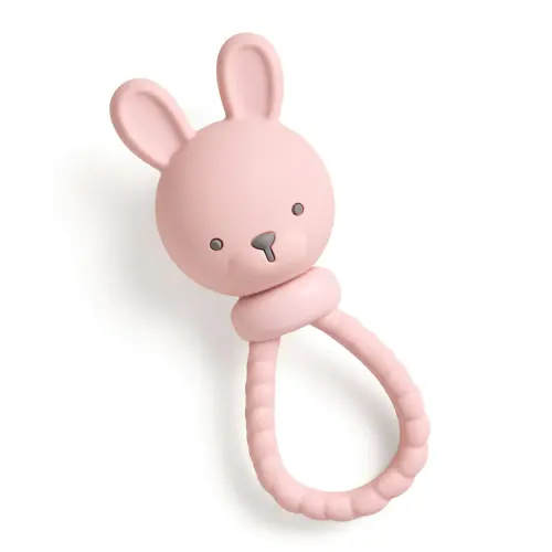 Sweetie Rattle™ Silicone Teether – Itzy Ritzy