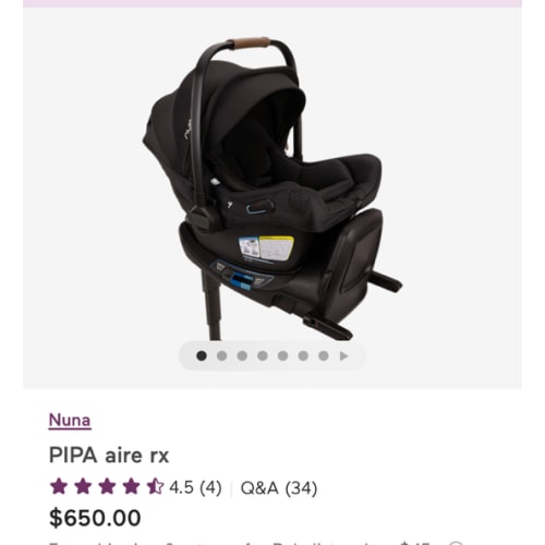 Car Seat Cash Fund