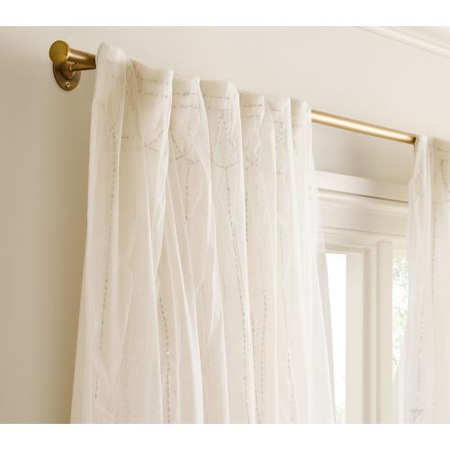 Tutu du Monde Sequin Tulle Light Filtering Curtain | Pottery Barn Kids