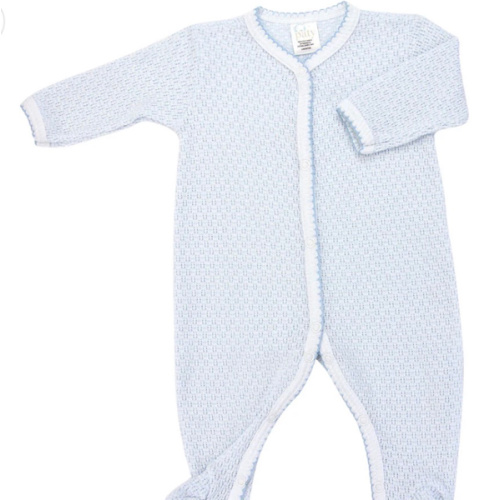 Paty Knit Solid Color Footie - PatyInc