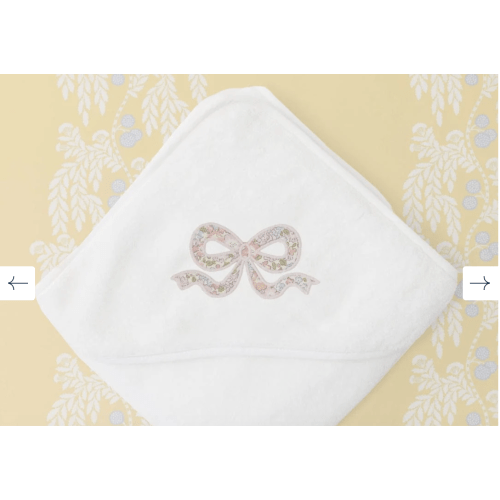 Baby Hooded Towel - Liberty Bow