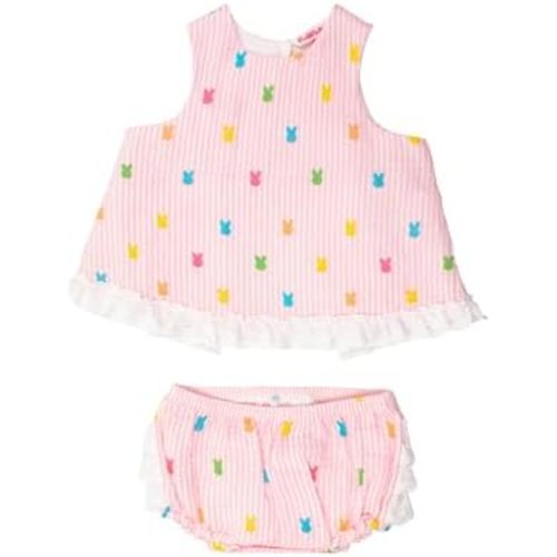 RuffleButts Baby/Toddler Girls Swing Top & Bloomer Coordinated Set