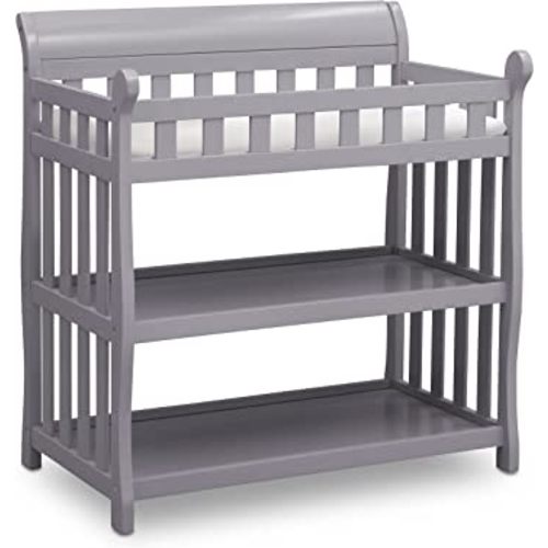 Delta Children Eclipse Changing Table with Changing Pad, Grey