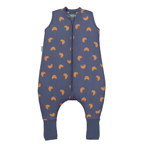 Sleeping jumpsuit with socks - Croissants - TOG 2.5