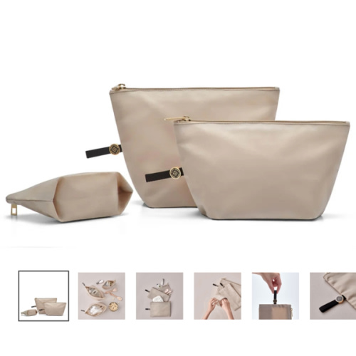 Expandable Packing Pouches Beige