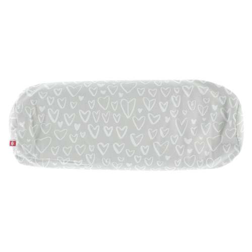 Coussin d'Allaitement - Coeurs gris