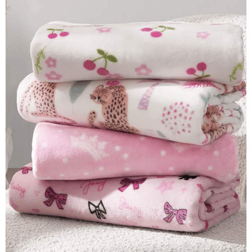 Juicy Couture - Baby Plush Throw (Any Style)
