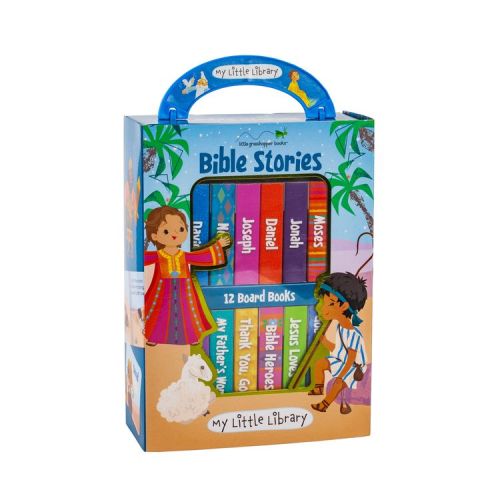 My Little Library: Bible Stories (12 Board Books) - by Little Grasshopper Books & Publications International Ltd