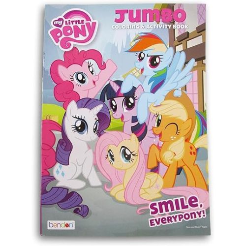 Coloring Books Pony Coloring and Activity Book Featuring Rainbow Dash, Fluttershy, Applejack, and More - 64 Pages