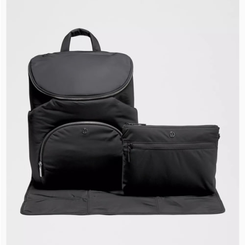 New Parent Backpack 17L - Black/Sheer Oak