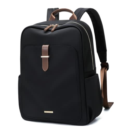Laptop Backpack for Women,Carry on Travel Backpack Casual Work Business Backpacks Purse College,14 Inch,Black