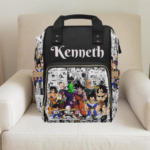 Dragon Ball Z,Dragon ball,Anime backpack,Boy diaper bag,Custom  diaper bag,Baby blanket,Toddler gifts,Expecting mom gift