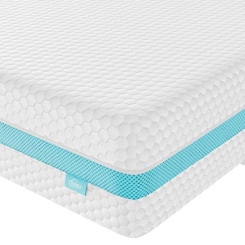 TeQsli Crib Mattress, Dual-Sided Memory Foam Toddler Mattress with Breathable Washable Cover, Standard Size Baby Mattresses for Crib: 52 x 27.6 x 6 Inch