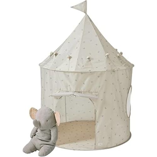 3 Sprouts Kids Play Tent - Sustainable Recycled Fabric – Fun Spacious Childs Playhouse for Indoor Games for Boys & Girls - Durable Fort Pop Up House for Toddlers & Children Age 3-10 - Blueberry Taupe