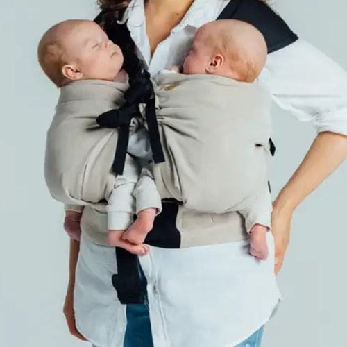 LennyTwin Carrier, Standard Size, broken-twill weave 100% cotton - PEANUT BUTTER