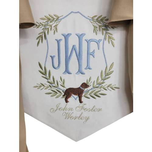 Hospital Door Banner with Dog Crest Design