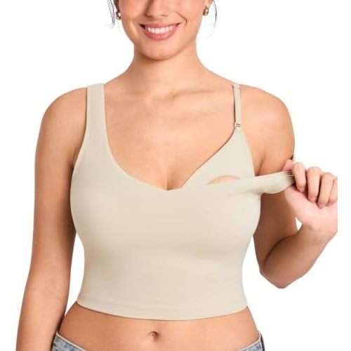 MOMANDA Longline Sports Nursing Bras