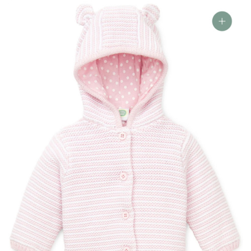 Pink Textured Hoodie