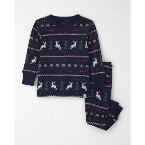 Baby 2-Piece Organic Cotton Fair Isle Pajamas - Little Planet | Carter's