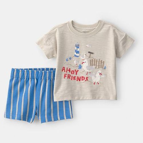 Baby Boys Carter's 2-Piece Seagull Top & Shorts Set