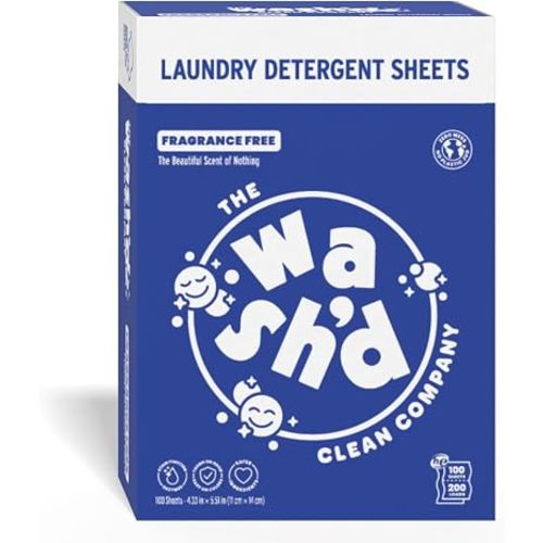 Laundry Detergent Sheets | 3 Stain-Fighting Enzymes | Baby Safe