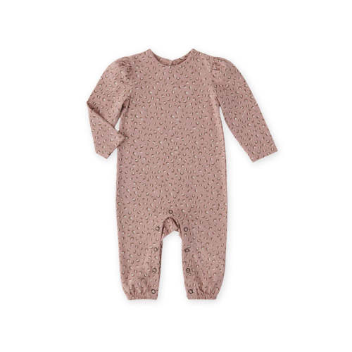 Essentials Puff Sleeve Romper - Spotted Pink