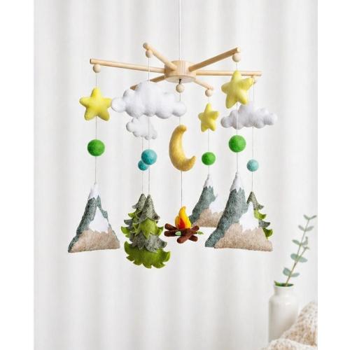 National Park Baby Mobile, Mountain Baby Mobile, Adventure Nursery Decor, Forest Baby Mobile, Woodland Crib Mobile