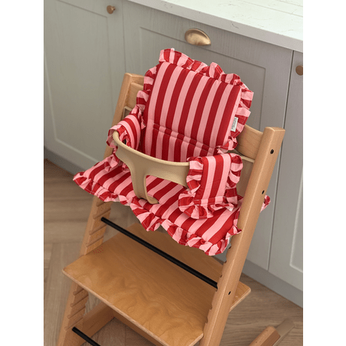 Raspberry Ripple Ruffle 2 in 1 Cushion