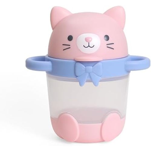 Itzy Ritzy Snack Cup with Attached Lid and Easy-Grip Handles (Kitty)