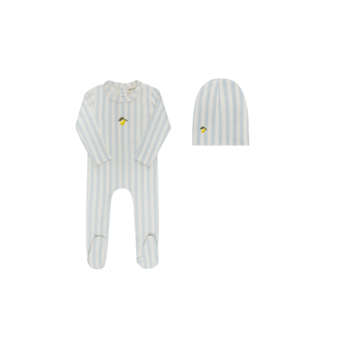 Lemon Peach Collection - Footie + Beanie