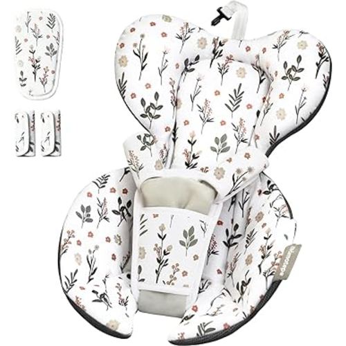 Infant Insert Compatible with 4moms RockaRoo and MamaRoo Multi-Motion Baby Swing for Newborn,Soft & Cool Mesh Fabric, Reversible Design,Newborn Insert with Head and Body Support,Machine Washable