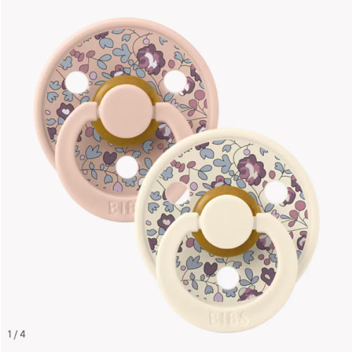 BIBS x LIBERTY Colour 2 Pack Eloise - Blush Mix