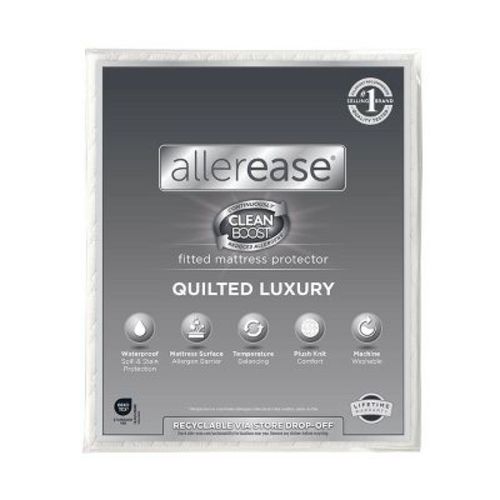 Allerease Clean Boost Temperature Regulating Fitted Mattress Protector