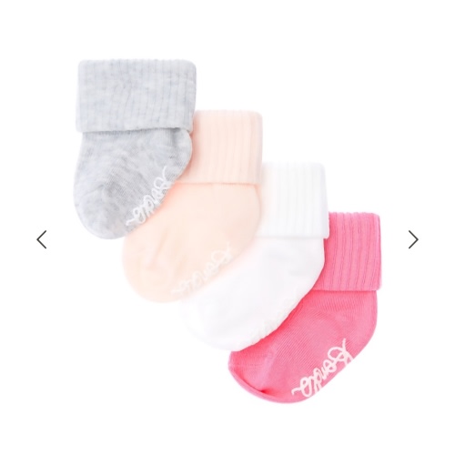 BONDS Baby Bamboo Cuff 4 Pack | R41354 | Girls