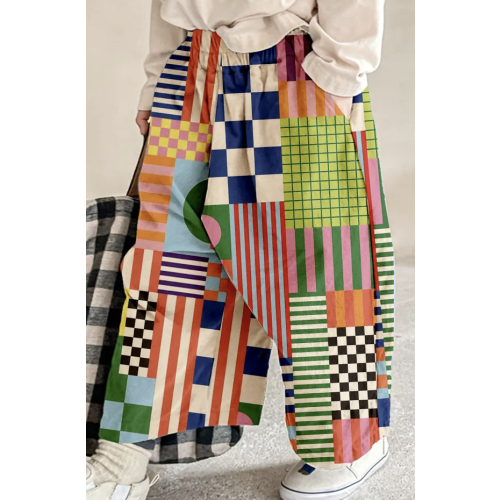 Baby & Kids Colorful Plaid Pattern Pants