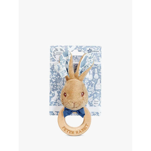 Peter Rabbit Wooden Ring Rattle