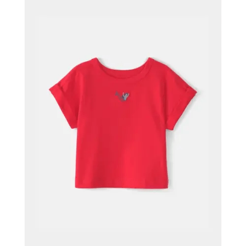 Baby Girl Mermaid Top - Red | Carter's
