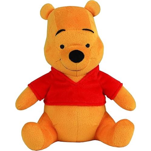 Disney Collectible 7.2-inch Winnie the Pooh Beanbag Plush, Super Soft Plush Fabric, Kids Toys for Ages 2 Up by Just Play