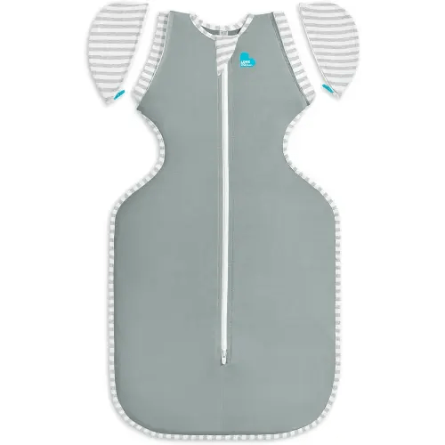 Love to Dream Swaddle Up Transition Swaddle, Patented Zip-Off Wings, Gently Help Baby Transition from Being Swaddled to Arms Free When Showing Signs of Rolling, 1.0 TOG, 13-19 lbs, Deep Olive