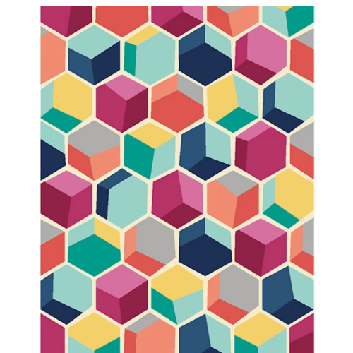 Multicolor Colored Printed Area Rug