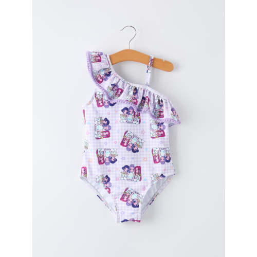 Girl Ruffle One Piece Swimsuit – Rylee Faith Designs