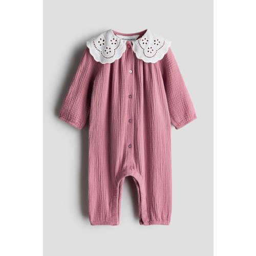 COTTON MUSLIN ROMPER SUIT