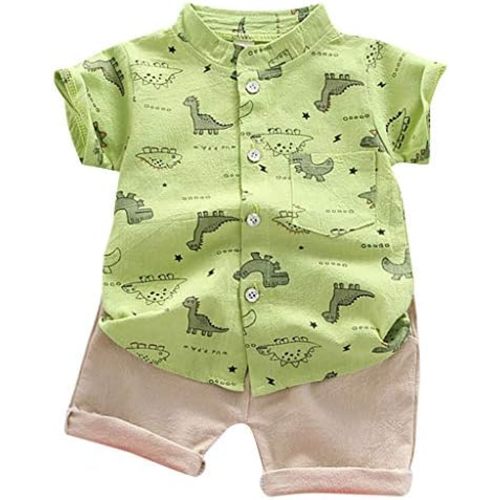 Baby Girl Floral Outfit Toddler Girl Summer Short Sleeve T-Shirt and Shorts Set Casual Clothes Independence Day s