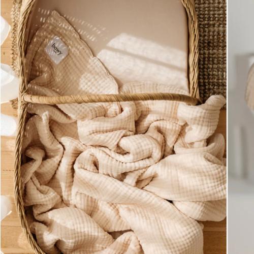 Muslin Bubble Blanket - Cream