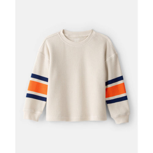 Toddler Boy Thermal Long-Sleeve T-Shirt - Orange/Tan - Carter's | Carter's