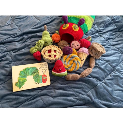 The Very Hungry Caterpillar Individual Pieces - Crochet