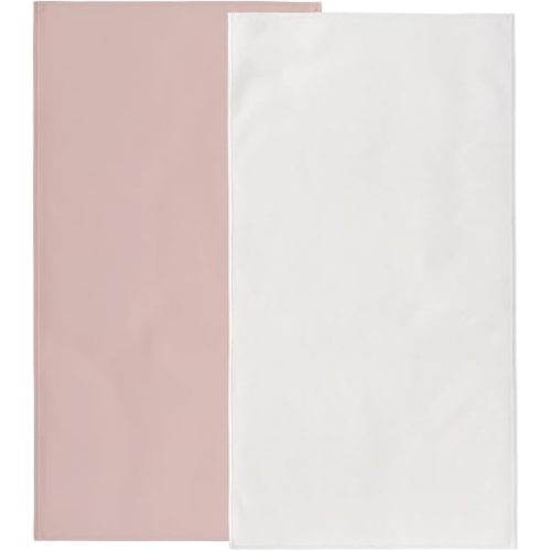 Owlowla Baby Diaper Changing Pad Portable Changing Mat Travel Changing Pad Liner for Baby and Small Toddler(Blush&Cream)