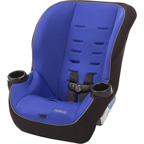 Cosco Onlook 2-in-1 Convertible Car Seat, Rear-Facing 5-40 pounds and Forward-Facing 22-40 pounds and up to 43 inches, Vibrant Blue